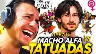 SUPER XAND&Atilde;O REAGINDO 1 MACHO ALFA X 25 FEMINISTAS TATUADAS | FT. GABRIEL BREIER