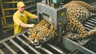 Inside the Leopard Hide Factory &ndash; Full Process How Million-Dollar Leather Products Are  Made