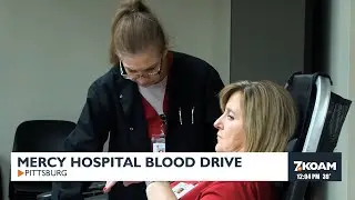 Mercy Pittsburg partners with CBCO for a blood drive