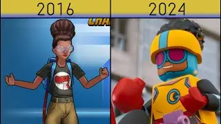 Full Evolution of Moon Girl in Animation and Games