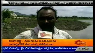 FARMERS FIRE ON AP IRRIGATION MINISTER DEVINENI UMA