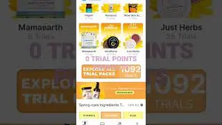 HOW TO GET 0 TRIAL POINTS PRODUCTS  IN SMYTTEN APP...#smytten #freesamples #viral #viralshorts