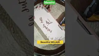 Meesho Mojari for womens #shorts #trending #ytshorts #youtubeshorts #meesho #footwear #mojari#viral
