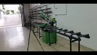 Rulliera professional per segatrice a nastro DIY professional roller conveyor  band sawing machine