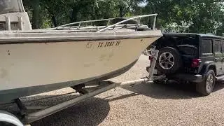 Mako Boat - Engine Running