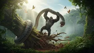 KING KONG vs. Titanoboa Snake: The 60 Million Year Old Battle!
