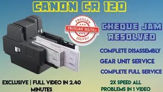 Canon CR-120 Cheque Scanner #cheques #scanner #repair