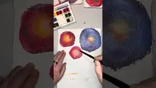 Italian scarf inspired watercolor swag in the studio today! Video 1 of 2&rsquo;