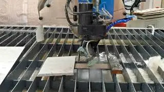 5 axis CNC stone cutting machine waterjet cutting machine sawjet  water cut machine