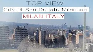 Top View City of San Donato Milan