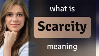 Scarcity | definition of SCARCITY