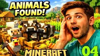 Animals ke Saath Traditional Farming 🐮🌾 | Minecraft #4