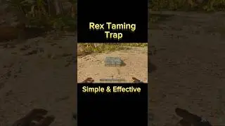 Ark: легкое приручение рекса, отличный загон/ловушка для приручения #arksurvivalascended #arksurv...