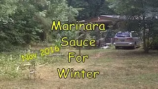 Marinara Sauce For Winter