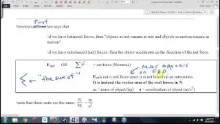 Physics 12 U2L1 Force Concepts