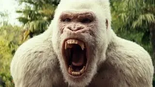 rampage 2018 george shows middle finger scene Movie Clip