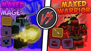 Maxed Mage VS Maxed Warrior!!! - ⚔️Roblox Dungeon Quest
