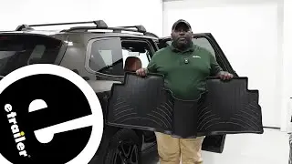 etrailer | Test Fitting the WeatherTech 2nd Row Rear Auto Floor Mat in a 2023 Kia Telluride