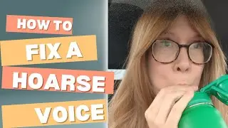 Hoarse voice? Tired voice? Let's fix it - here's a quick trick to help