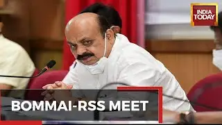 K'taka CM Bommai Holds Secret Meet With Senior RSS Leadership: BJP To Show Doors To Bommai?
