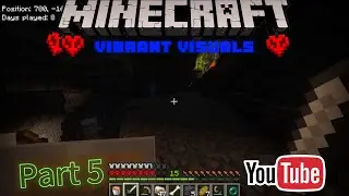 Hardcore Minecraft With Vibrant Visuals!!! (Part 5) (Bedrock Edition). #minecraft&nbsp;#vibrantvisuals