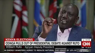 Larry Madowo interviews Raila and Ruto on CNN