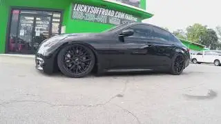 Bagged Infinity G37 Air Ride Install By Lucky's Autosports