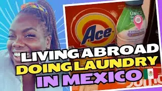Doing Laundry in Mexico 🇲🇽  at Mayalav Laundromat in Playa Del Carmen Quintana Roo!🇲🇽🏝 #LaundryDay