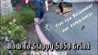 SLAPPY Tutorial-How to backside and frontside slappy 5050 grind
