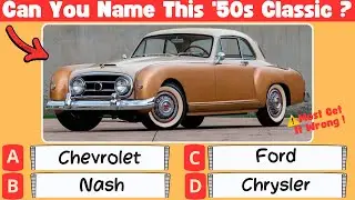 10 Rare and Unusual Cars of the 1950s: Forgotten Automotive Masterpieces! | Retro Quiz