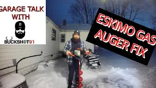 Устранена проблема с бензиновым шнековым мотором Eskimo! Утечка топлива на Stingray 33CC
