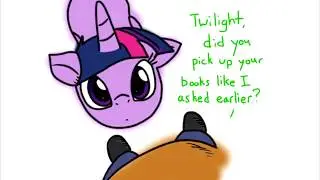 [MLP Comic Dub] Twi And Anon Wuv (cute/comedy)