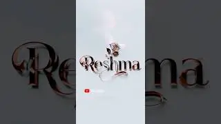 Reshma name letter WhatsApp status, reshma naam ki status, #rk_hsan @rk_hsan