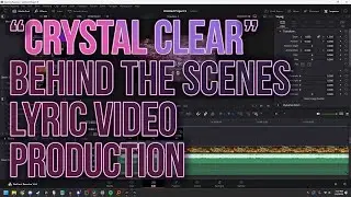 Garnet Divine BTS - Crystal Clear - Lyric Video Production Timelapse