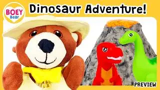 Dinosaurs for Kids🦖🦕 | Erupting Volcano! 🌋 | STEM Educational Toy Learning Videos for Toddlers