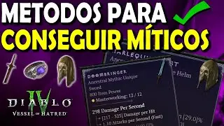 🟢5 formas de conseguir objetos m&iacute;ticos Diablo 4 Temporada 8