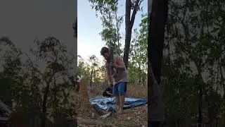 4th Adventure Day 1 - Set up the Tent #camping #aetheria #marrakai