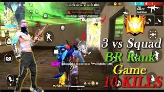 Free fire solo vs squad 1 vs 10 GAMING hub 24 .. in 2gb phone