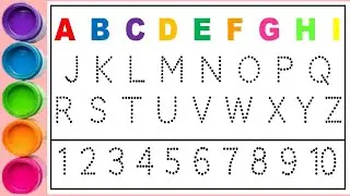 ABC Alphabet Tracing ✍️ | 1 to 10 Number Tracing 🔢 | Kids Learning Video | ABC123 Magical Learning
