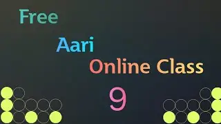 Zigzag stitch Free aari online class 9@poomiaaridesigner 
