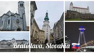 Walking tour in Bratislava, Slovakia 🇸🇰 