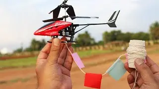 Remote Control Helicopter with color thread Fly test | 713 rc helicopter sky review