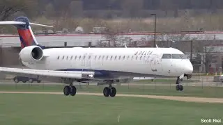 SkyWest Delta CRJ-900 Closeup Landing KMSP - N899SK - SKW3915 - RST-MSP - CRJ-900LR