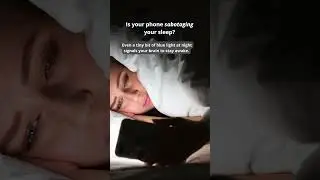 Protect your Sleep: Turn your Phone Red #sleepbetter #longevity #melatonin