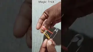2 Rubber in in One Safety pin Magic trick