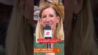 Cathy Englebert Boo'd When Presenting The Trophy!!