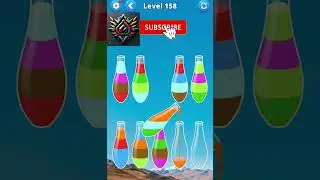 Water Sort Level 156 to Level 160