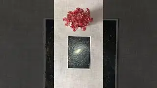 Creating a Mesmerizing Spiral Galaxy | shorts | space art | acrylic art | painting #art #spaceart