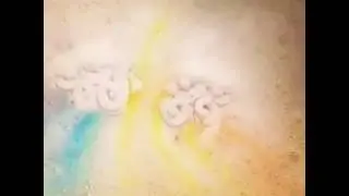 BATHESDA BOUTIQUE over the rainbow bath bomb demo!