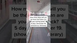 Travel to South Korea - Immigration Questions 🇵🇭➡️🇰🇷🫰❤️💙
